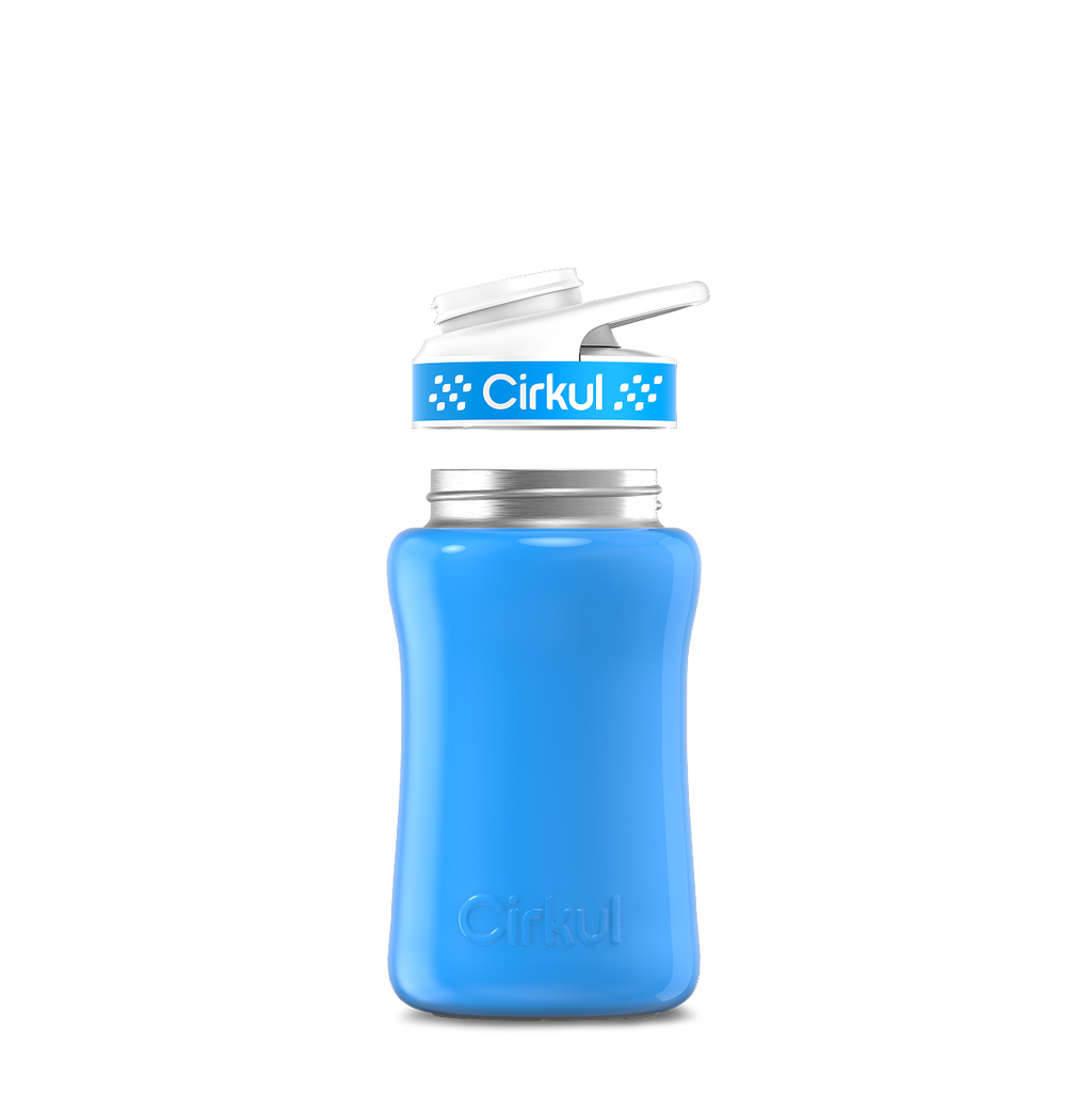 12oz. Stainless Steel Bottle & Comfort Grip Lid